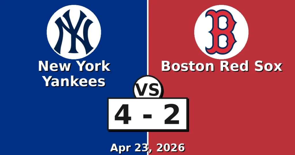 new york yankees vs red sox match player stats