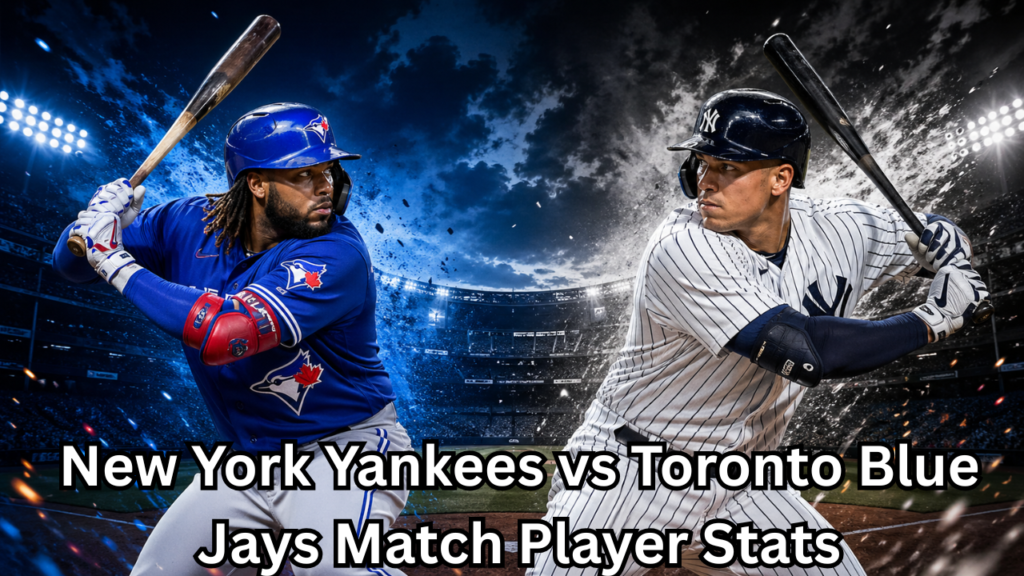 new york yankees vs toronto blue jays match player stats